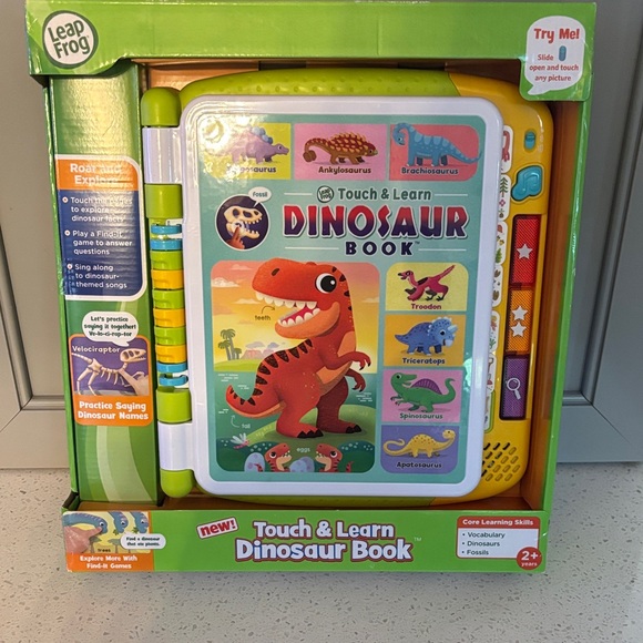 Leapfrog Other - New Leapfrog Touch & Learn Dinosaur Book